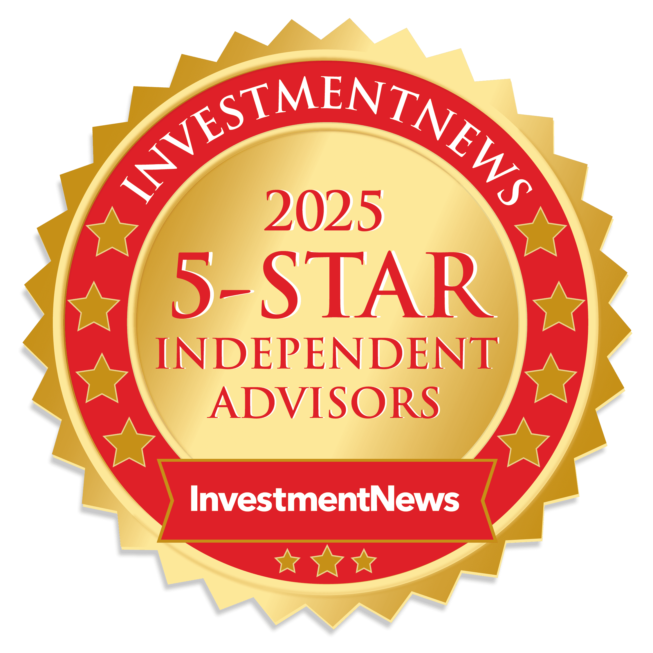 InvestmentNews 5 Star Advisors 2025 Logo